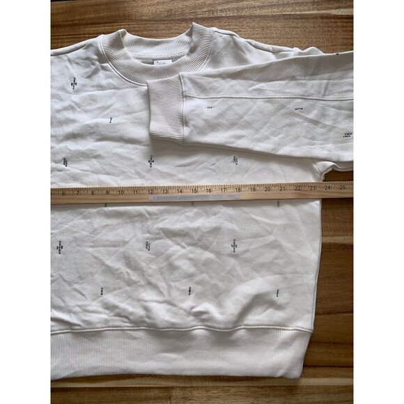 A New Day Womens Ivory Cream Sweater Long Sleeve Pullover Crewneck Medium - Picture 8 of 12